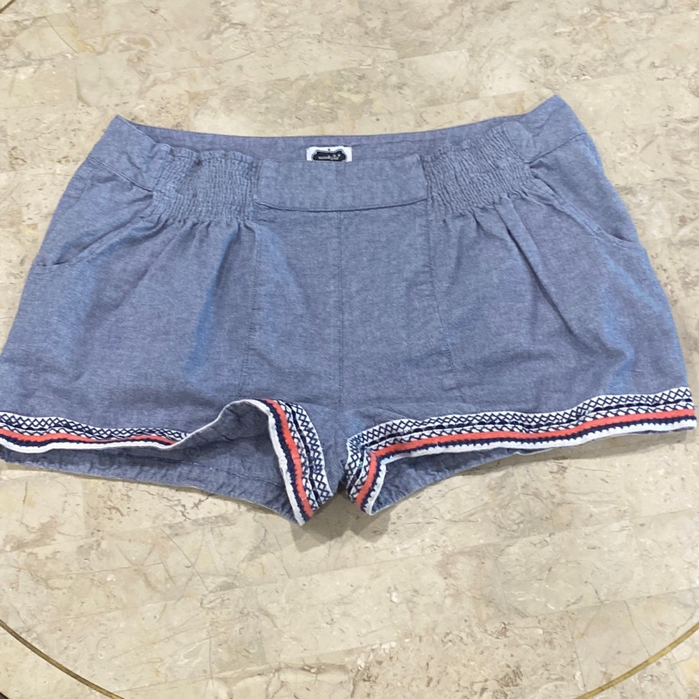 Mudpie Crochet Pleated Boho Pull On Shorts Size Large 12/14